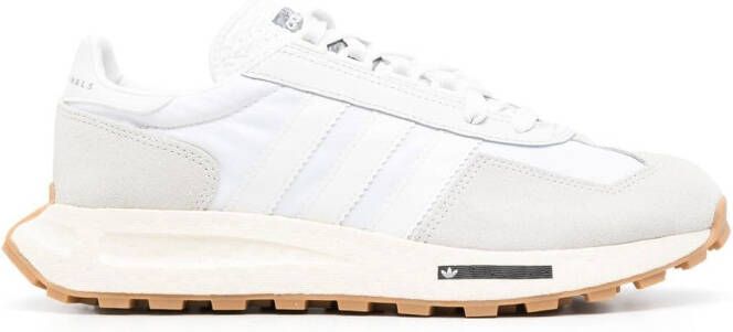 Adidas panelled suede sneakers White
