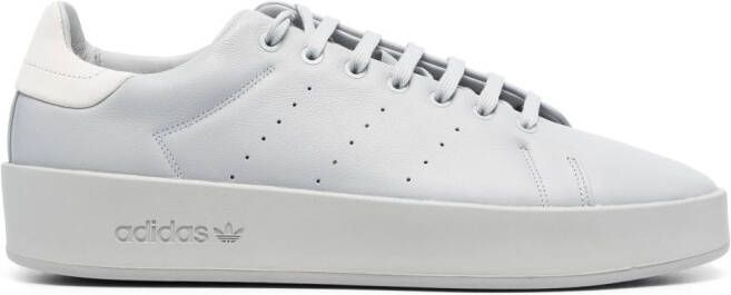 Adidas Stan Smith Lux perforated-logo sneakers Neutrals