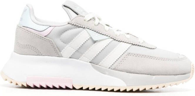 Adidas Retropy F2 panelled lace-up sneakers Grey