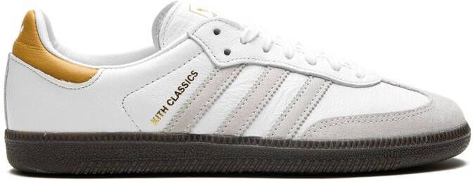 Adidas x Kith Samba “White Grey Gold” sneakers