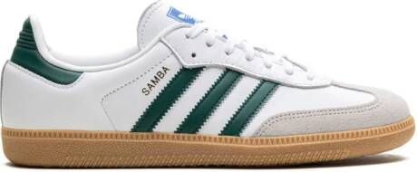 Adidas Samba OG "Cloud White Collegiate Green Gum" sneakers