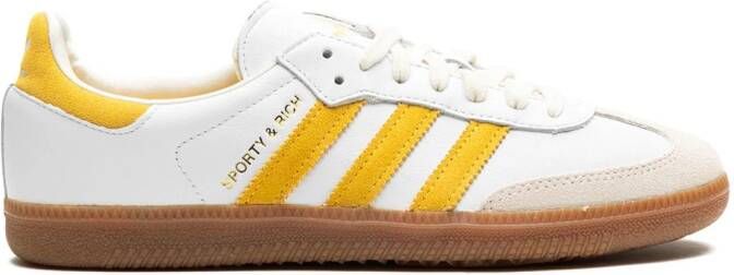 Adidas Samba OG "SPORTY & RICH White Bold Gold" sneakers