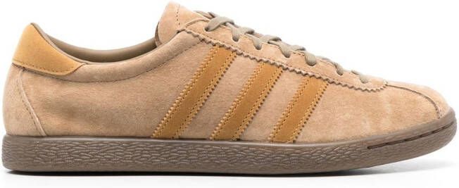 Adidas Tobacco 3-stripes leather sneakers Brown