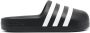 Adidas striped rubber slides Black - Thumbnail 1