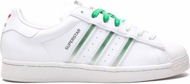 Adidas Superstar "Interchangeable Stripes" sneakers White