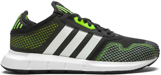 Adidas Swift Run X "Black Solar Green" sneakers