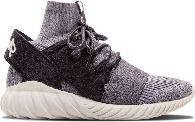 Adidas x Kith Tubular Doom Primeknit sneakers Grey
