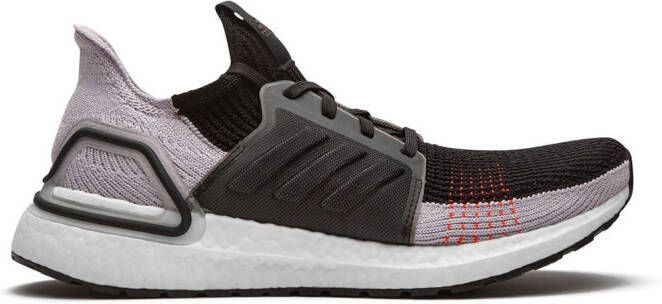 Adidas Ultraboost 19 "Core Black Soft Vision Solar Red" sneakers Grey
