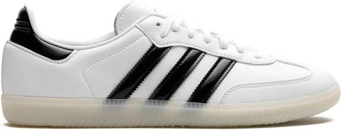 Adidas x Jason Dill Samba patent-leather sneakers White