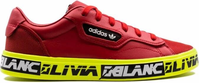 Adidas x Olivia OBlanc Sleek sneakers Red