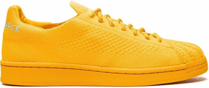 Adidas x Pharrell Superstar primeknit sneakers Yellow