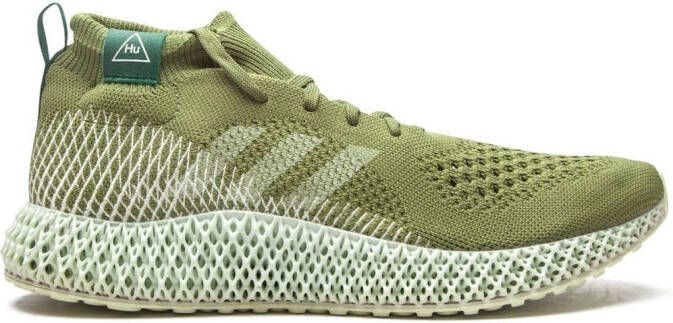 Adidas x Pharrell Williams 4D Runner "Tech Olive" sneakers Green