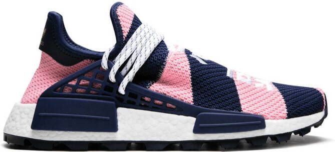 Adidas x Pharrell Williams NMD Hu "BBC Heart And Mind Pink Blue" sneakers