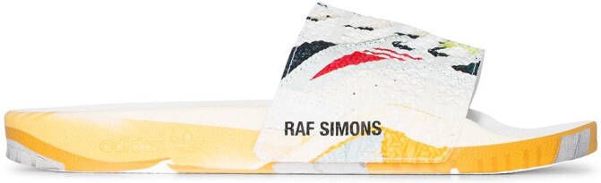 adidas x Raf Simons Adilette slides White