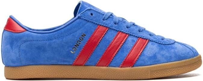 Adidas x size? Originals London "Exclusive City Series-Blue Red" sneakers