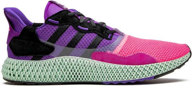 Adidas x Sneakersnstuff ZX 4000 4D "Sunset" sneakers Purple