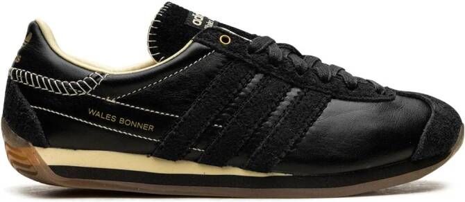 Adidas x Wales Bonner Country "Core Black Easy Yellow" sneakers