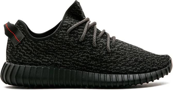 Adidas Yeezy Boost 350 in "Pirate Black" sneakers