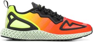 Adidas ZX 2K 4D gradient-effect sneakers Orange