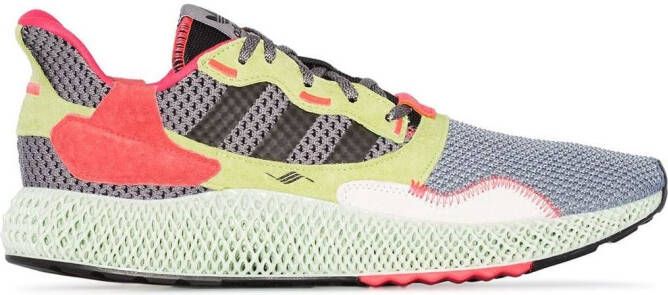 Adidas ZX 4000 4D "Grey High Res Yellow" sneakers