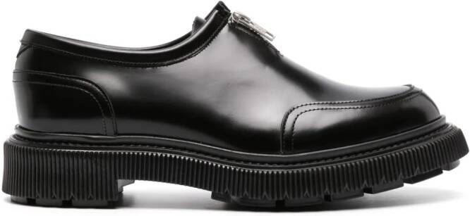 Adieu Paris chunky leather loafers Black