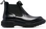 Adieu Paris polished-leather ankle boots Black - Thumbnail 1