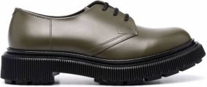 Adieu Paris Type 132 leather derby shoes Green