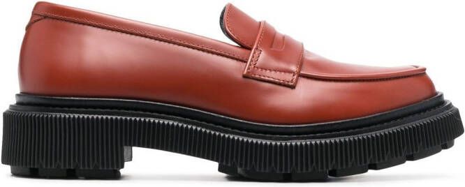 Adieu Paris Type 159 leather loafers Brown