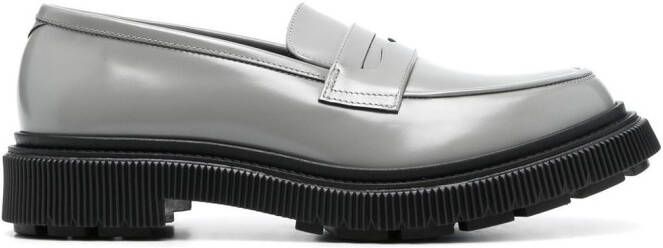 Adieu Paris Type 159 leather loafers Grey