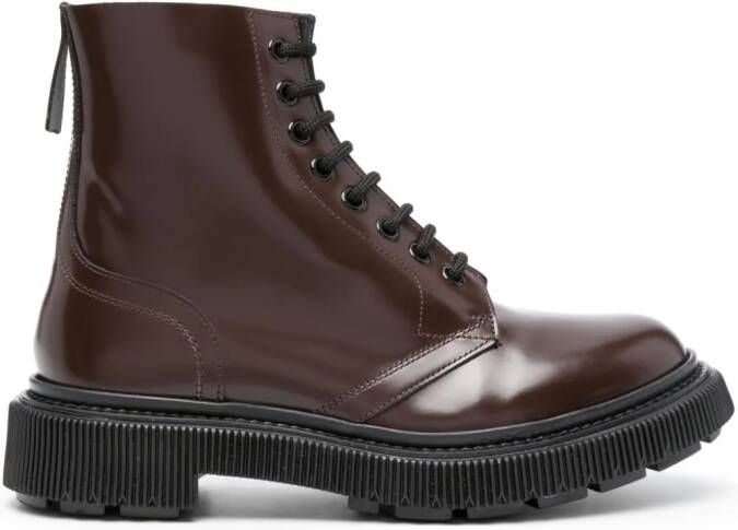 Adieu Paris Type 165 leather boots Brown