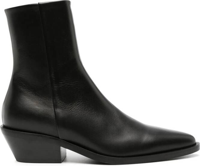 A.EMERY Hudson leather ankle boot Black