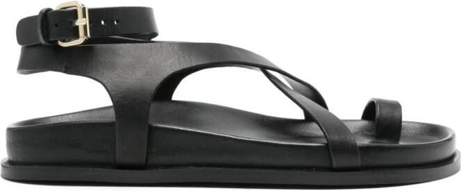 A.EMERY Jalen leather sandals Black