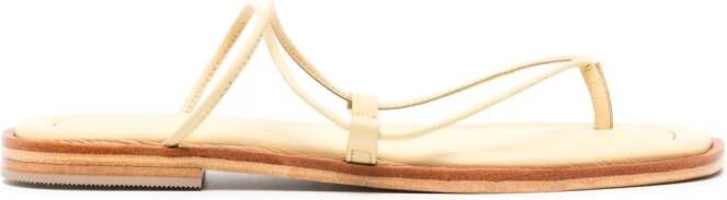 A.EMERY Nodi leather sandals Neutrals