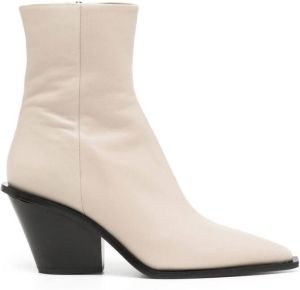 A.EMERY Odin pointed-toe ankle boots Grey