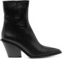 A.EMERY The Odin 90mm leather boots Black - Thumbnail 1