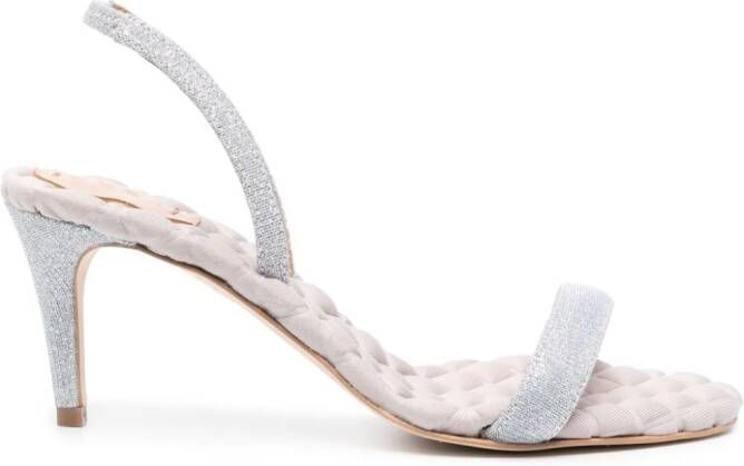 AERA Claudia 75mm sandals Silver