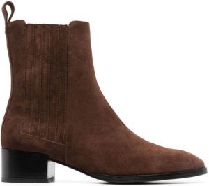 Aeyde 40mm suede ankle boots Brown