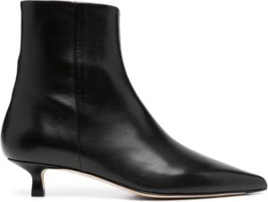 Aeyde 50mm pointed-toe ankle boots Black
