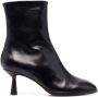 Aeyde 65mm round-toe ankle boots Black - Thumbnail 1