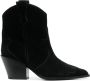 Aeyde Albi 75mm suede boots Black - Thumbnail 1