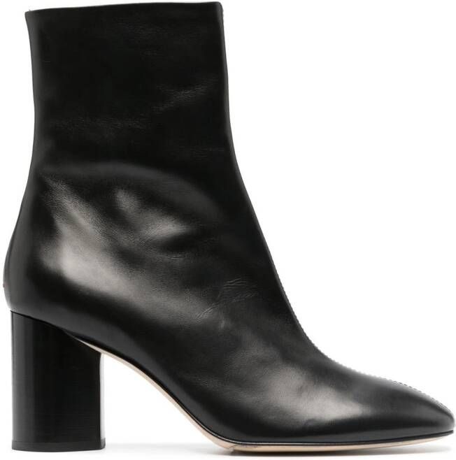 Aeyde Alena leather ankle boots Black