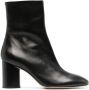 Aeyde Alena leather ankle boots Black - Thumbnail 1