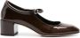 Aeyde Aline 45mm leather pumps Brown - Thumbnail 1