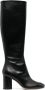 Aeyde Ariana 75mm leather boots Black - Thumbnail 1