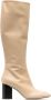 Aeyde Ariana leather boots Neutrals - Thumbnail 1