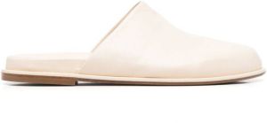 Aeyde Arne slip-on leather mules Neutrals