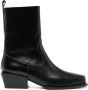Aeyde Bill 60mm leather boots Black - Thumbnail 1