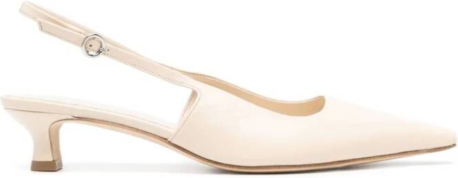 Aeyde Catrina 35mm leather pumps Neutrals