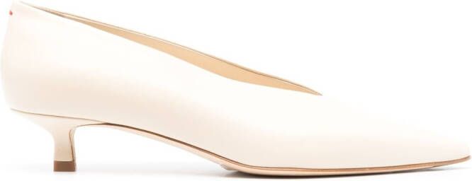 Aeyde Clara kitten-heel pumps Neutrals