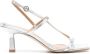 Aeyde Elise 65mm leather sandals Silver - Thumbnail 1